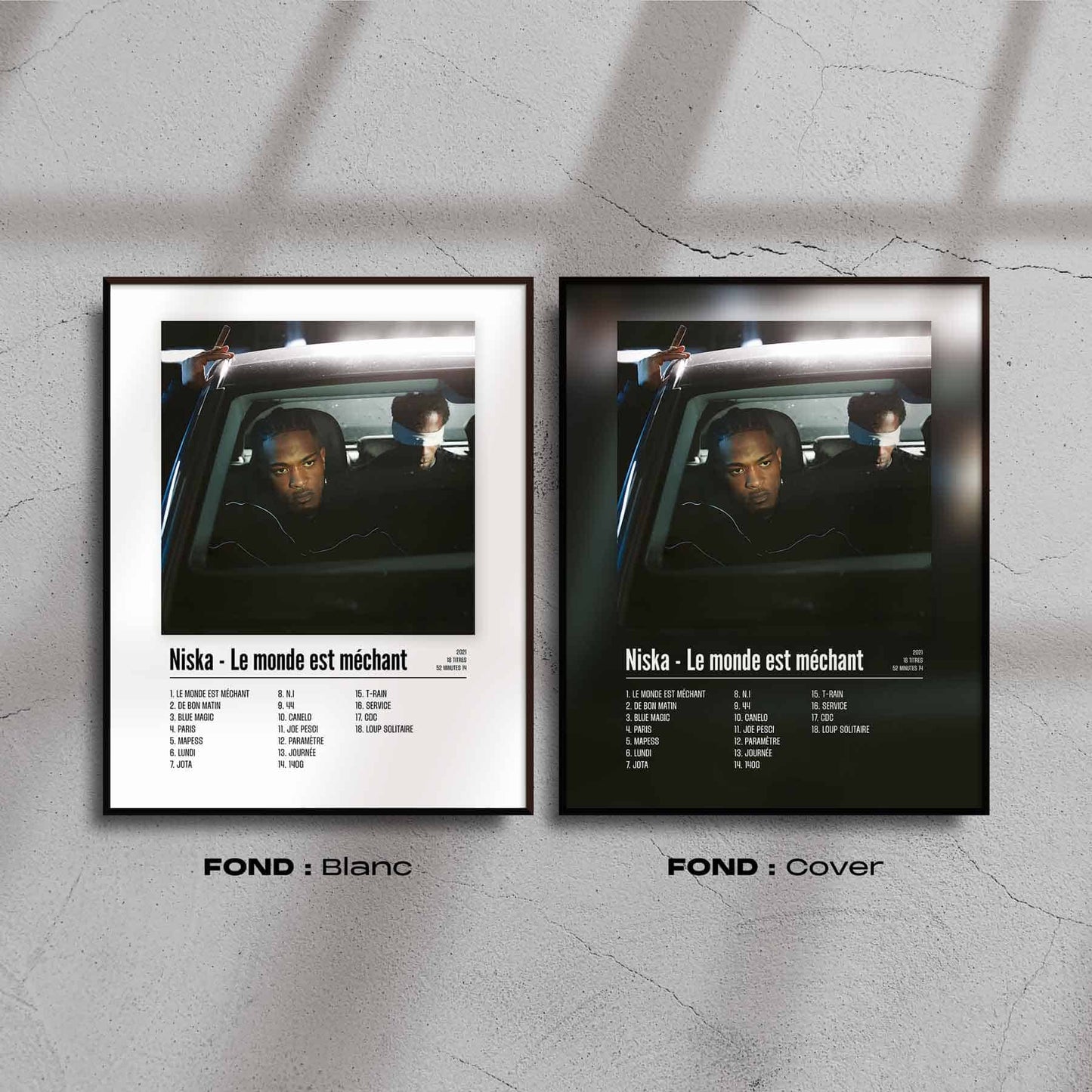 Poster Niska - Le monde est méchant