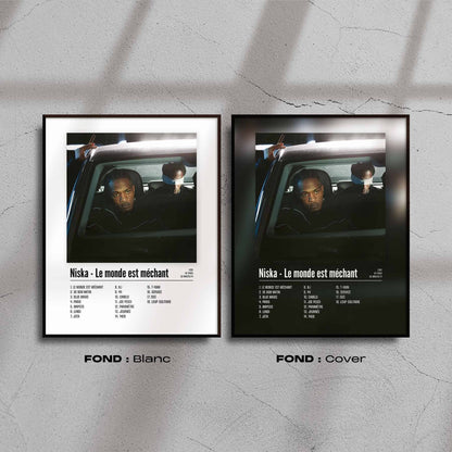 Poster Niska - Le monde est méchant
