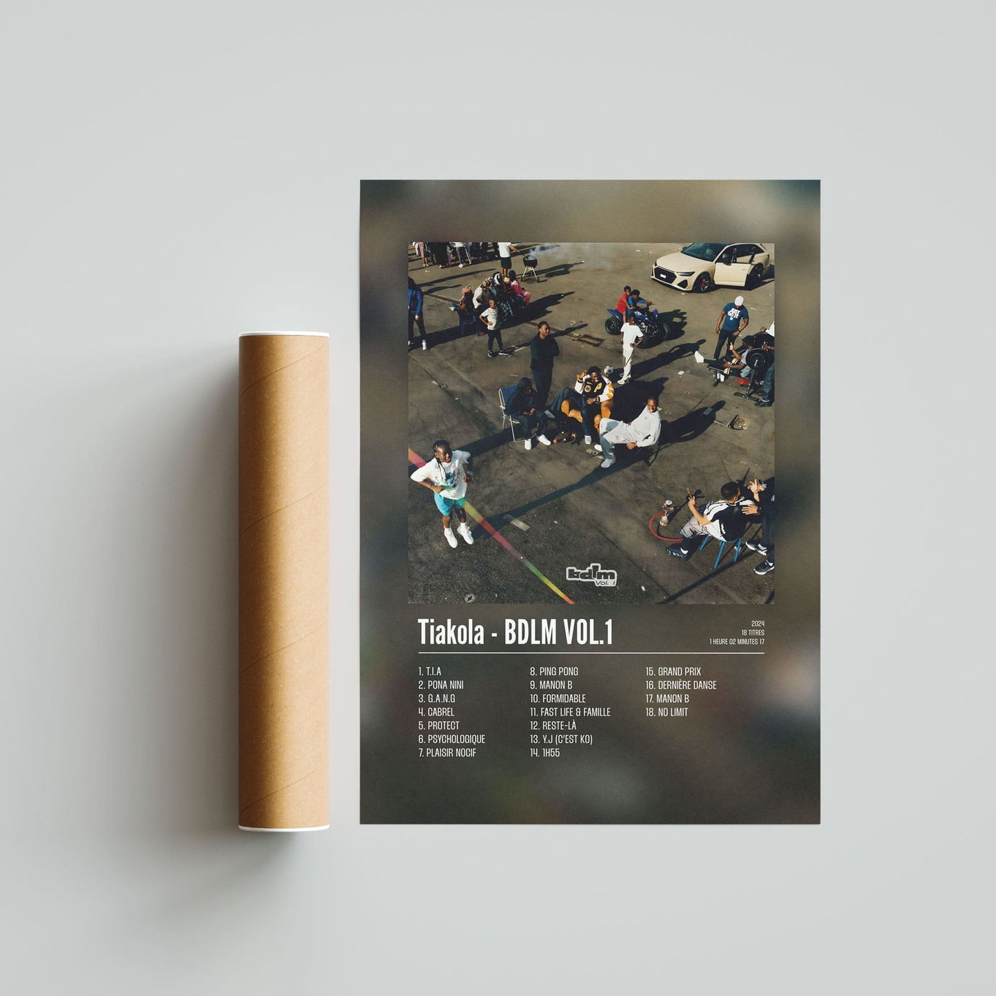 Poster Tiakola - BDLM VOL.1