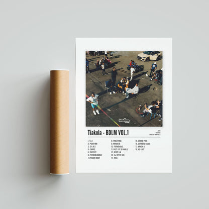 Poster Tiakola - BDLM VOL.1