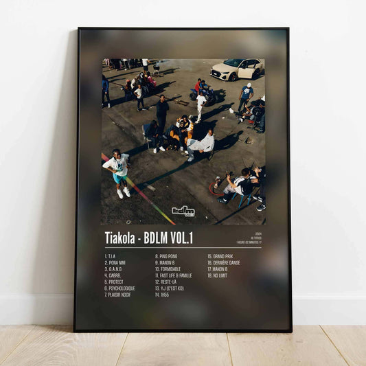 Poster Tiakola - BDLM VOL.1
