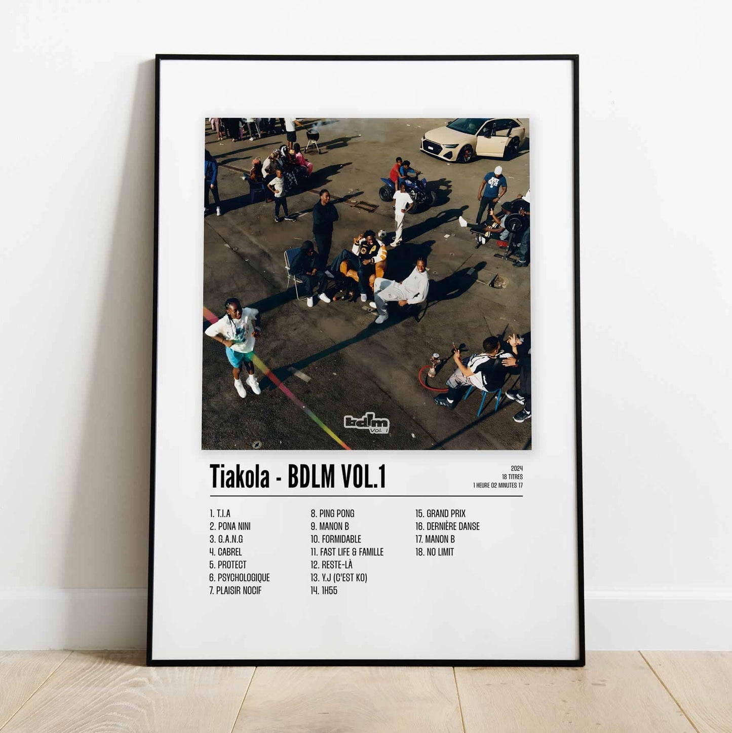 Poster Tiakola - BDLM VOL.1