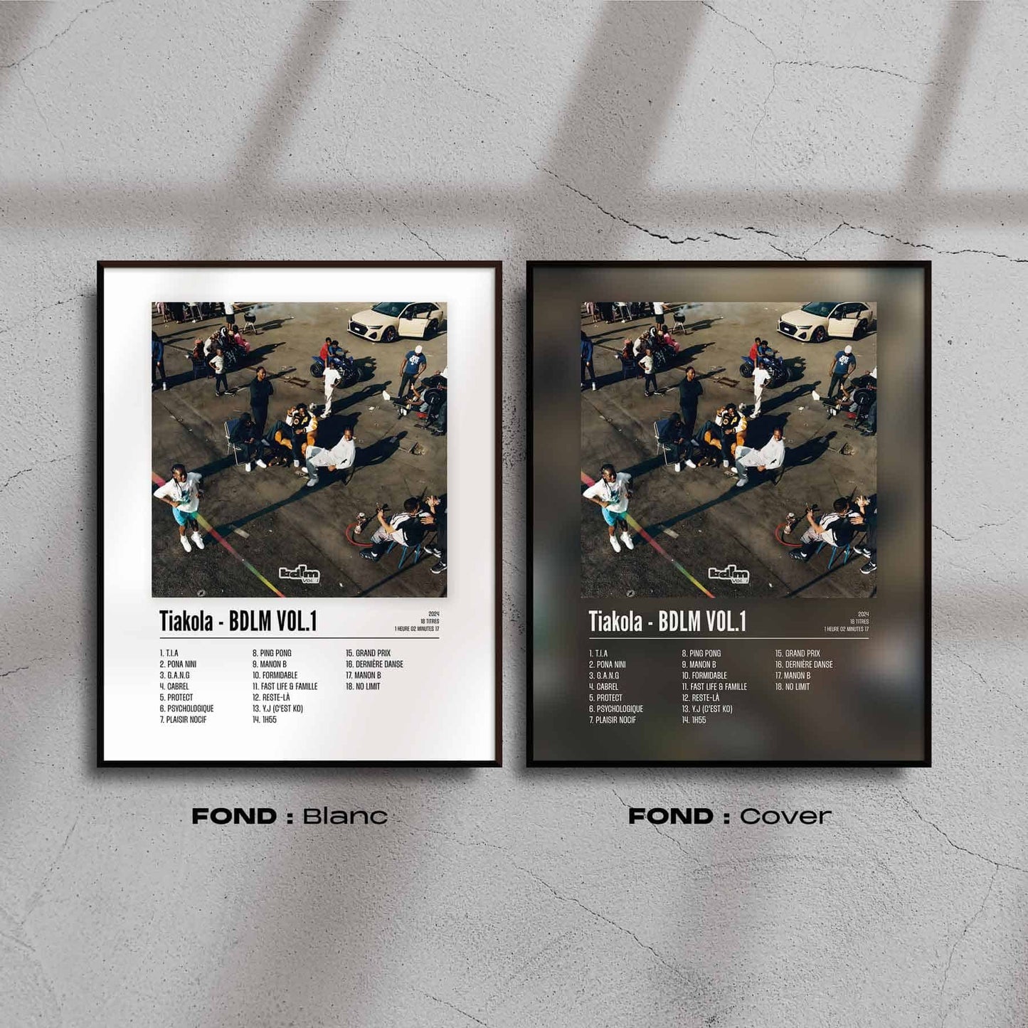 Poster Tiakola - BDLM VOL.1