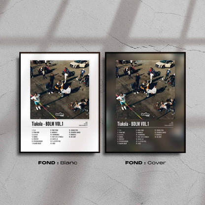 Poster Tiakola - BDLM VOL.1