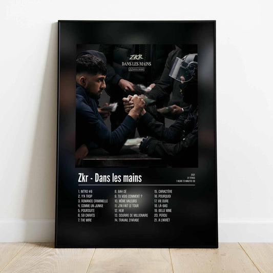 Poster Zkr - Dans les mains