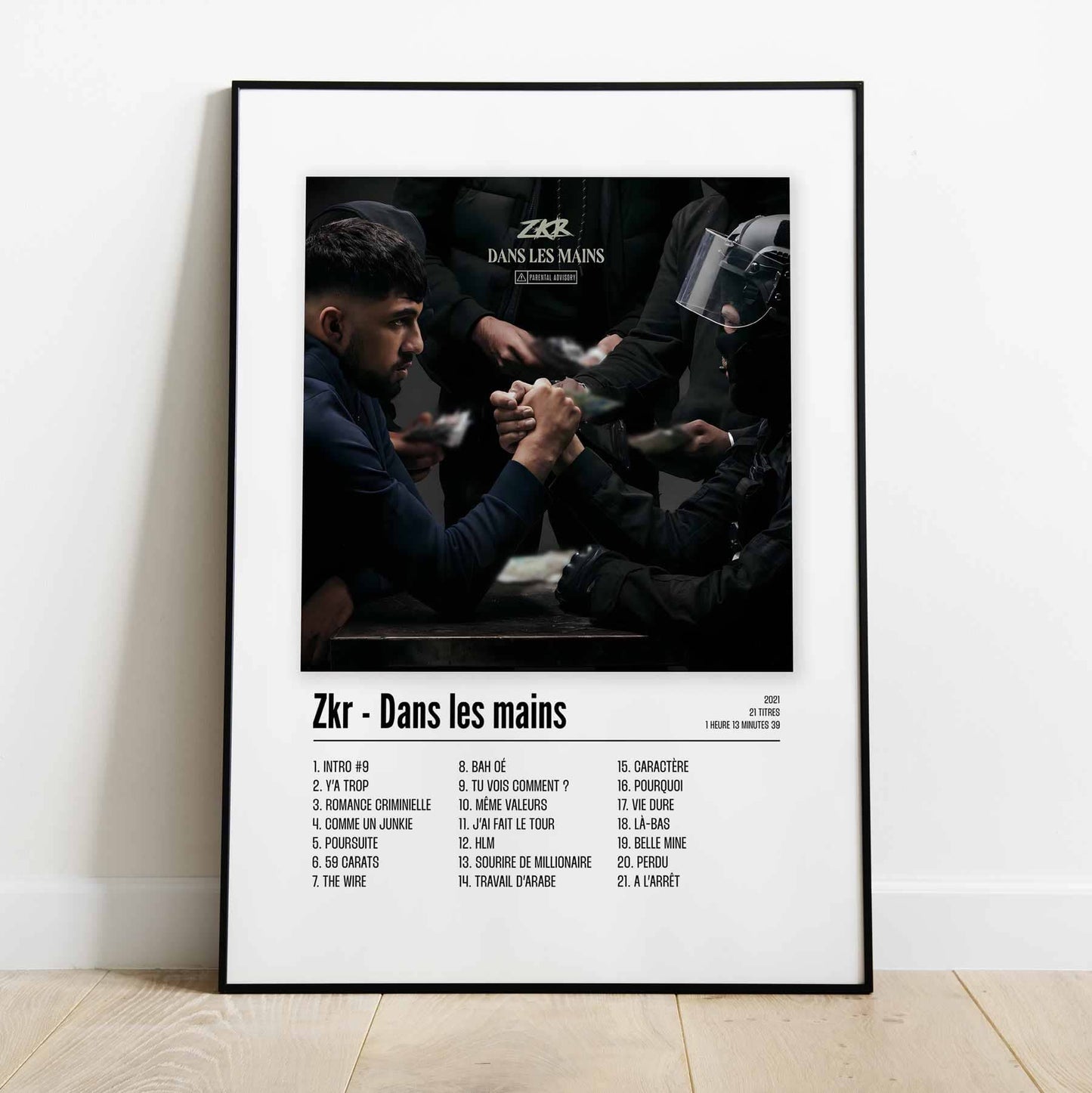 Poster Zkr - Dans les mains