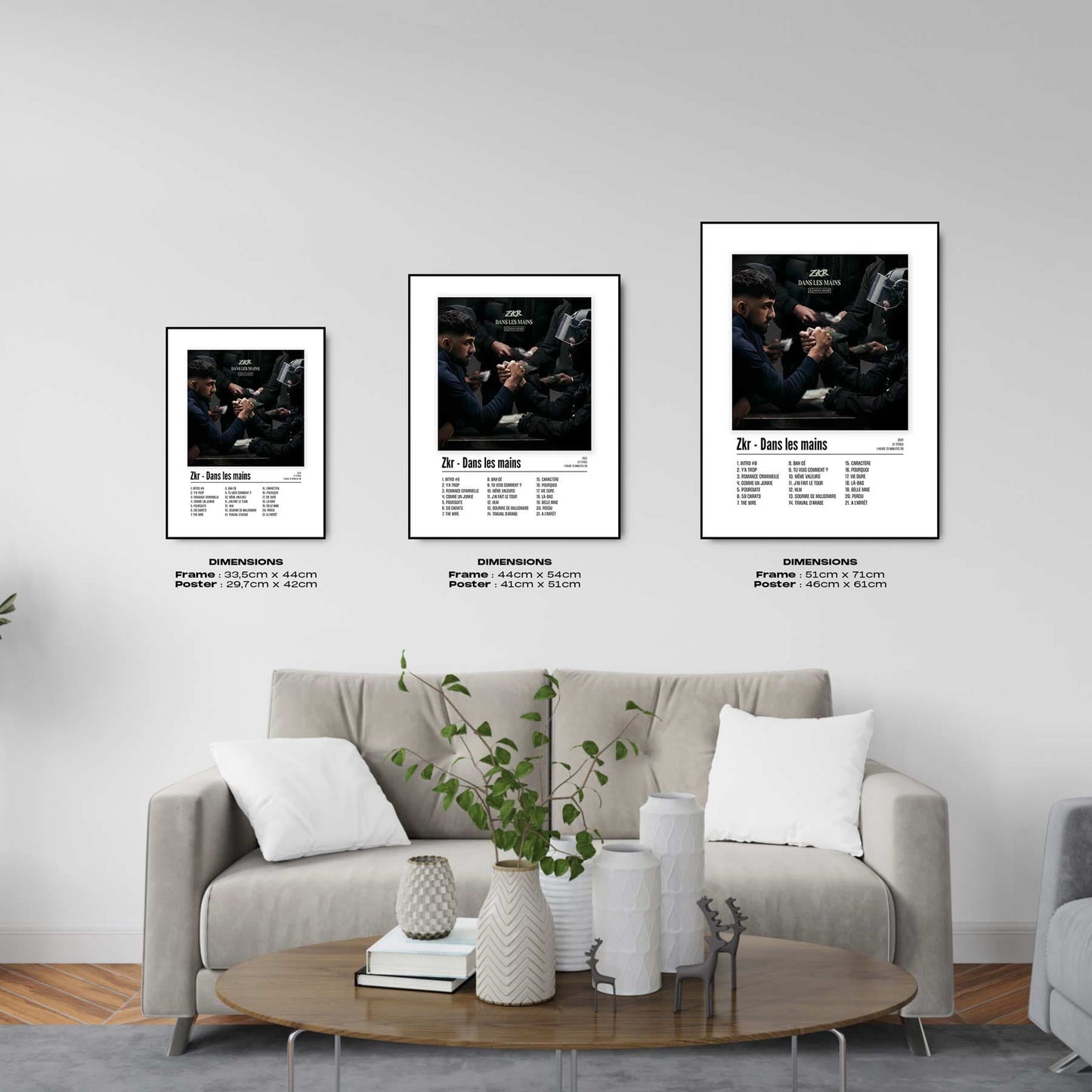 Poster Zkr - Dans les mains