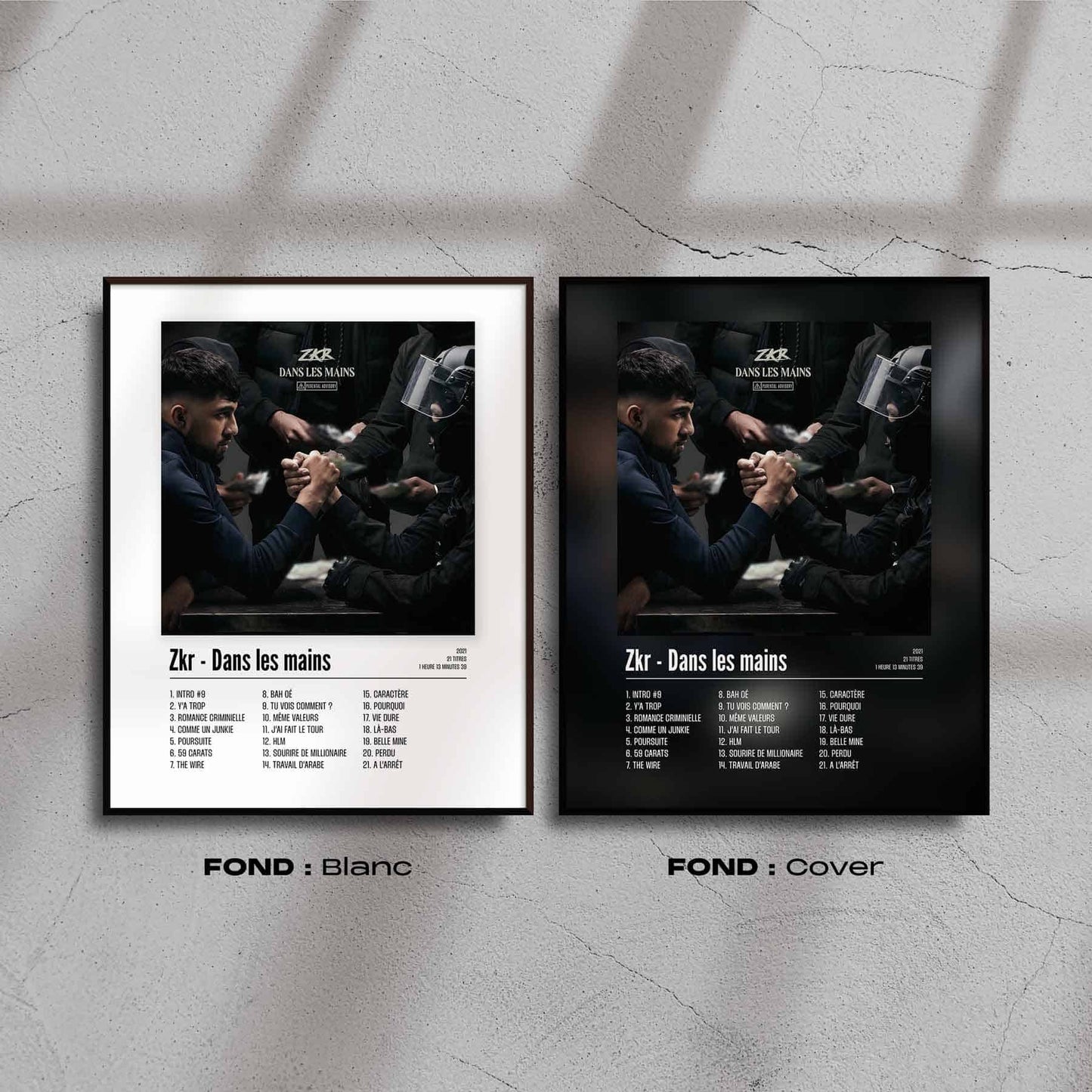 Poster Zkr - Dans les mains