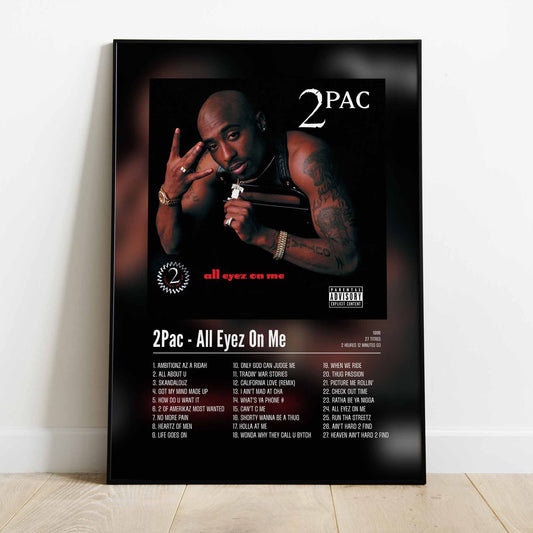 Poster 2Pac - All Eyez On Me - Top Frame
