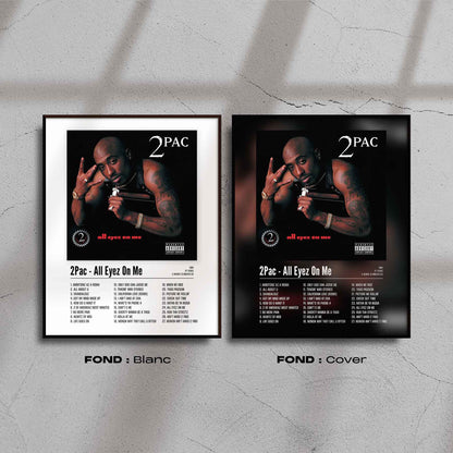 Poster 2Pac - All Eyez On Me - Top Frame