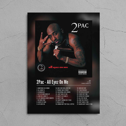 Poster 2Pac - All Eyez On Me - Top Frame