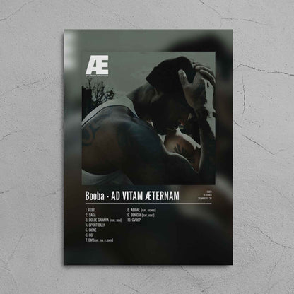 Poster Booba - AD VITAM ÆTERNAM - #1 - Top Frame