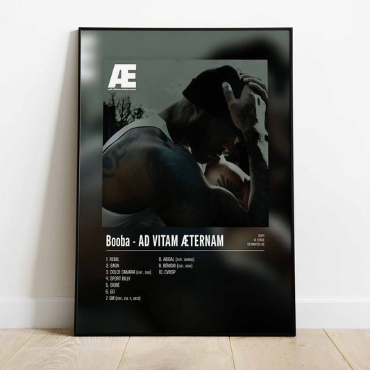 Poster Booba - AD VITAM ÆTERNAM - #1 - Top Frame