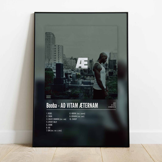 Poster Booba - AD VITAM ÆTERNAM - #2 - Top Frame