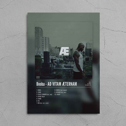 Poster Booba - AD VITAM ÆTERNAM - #2 - Top Frame