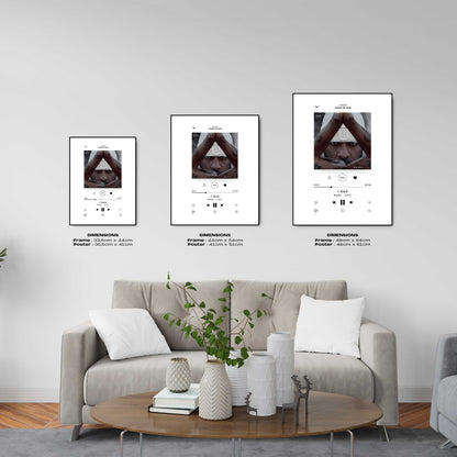 Poster Booba - D.U.C - Top Frame