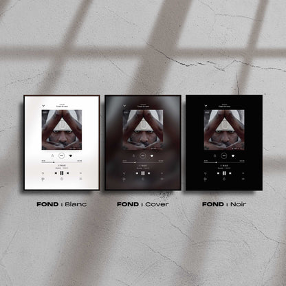Poster Booba - D.U.C - Top Frame