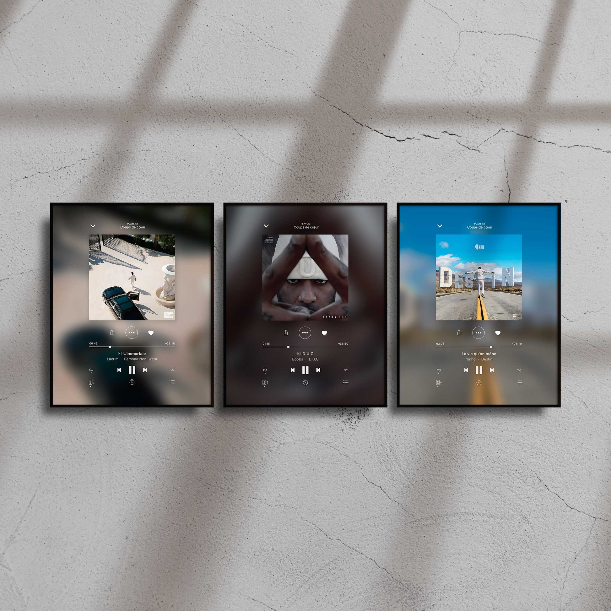 Poster Booba - D.U.C - Top Frame