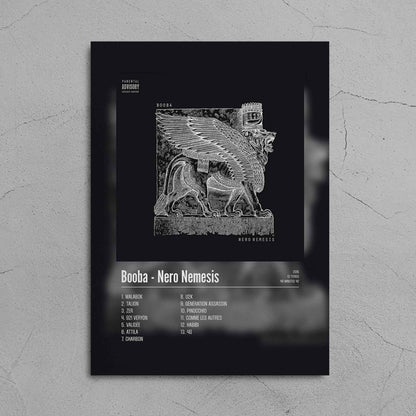 Poster Booba - Nero Nemesis - Top Frame