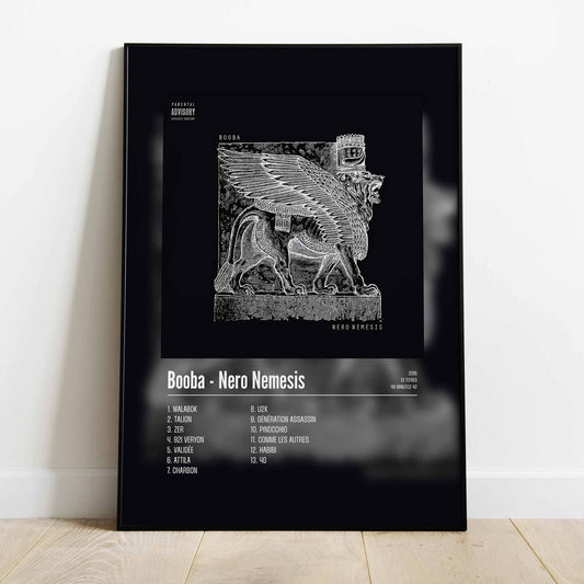 Poster Booba - Nero Nemesis - Top Frame