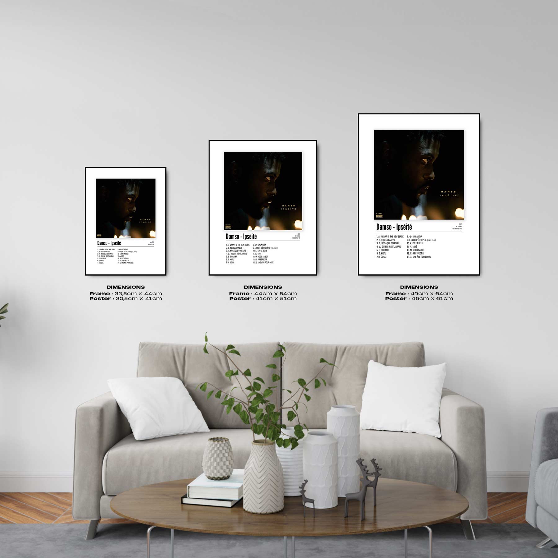Poster Damso - Ipséité - Top Frame