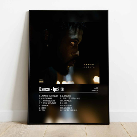 Poster Damso - Ipséité - Top Frame