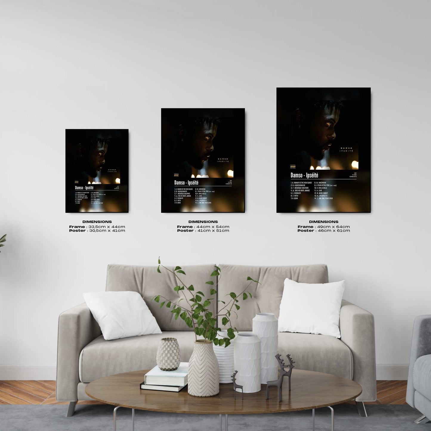 Poster Damso - Ipséité - Top Frame
