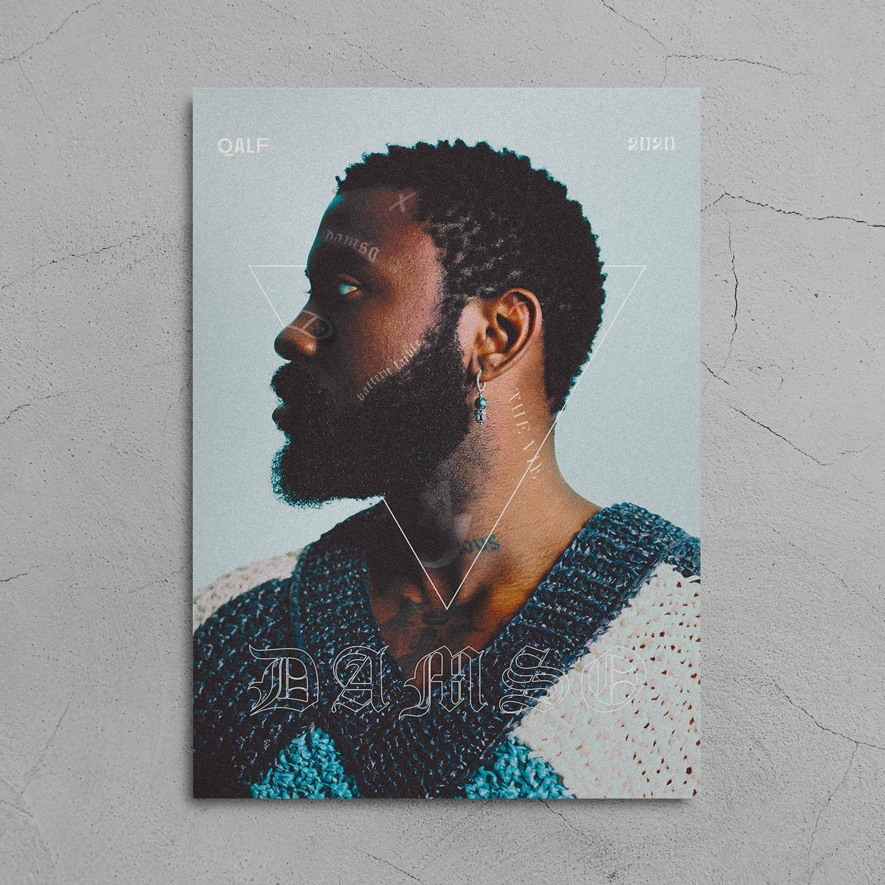 Poster Damso - Top Frame