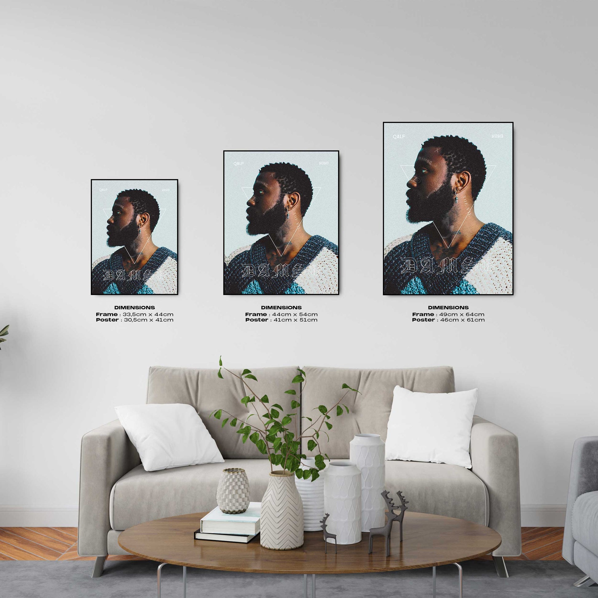 Poster Damso - Top Frame