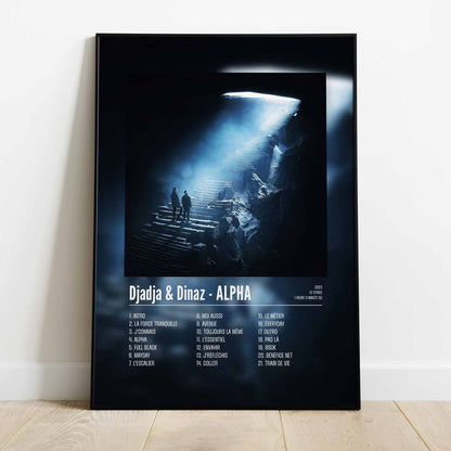 Poster Djadja & Dinaz - ALPHA - Disque 1 - Top Frame