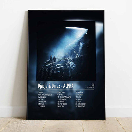 Poster Djadja & Dinaz - ALPHA - Disque 1 - Top Frame
