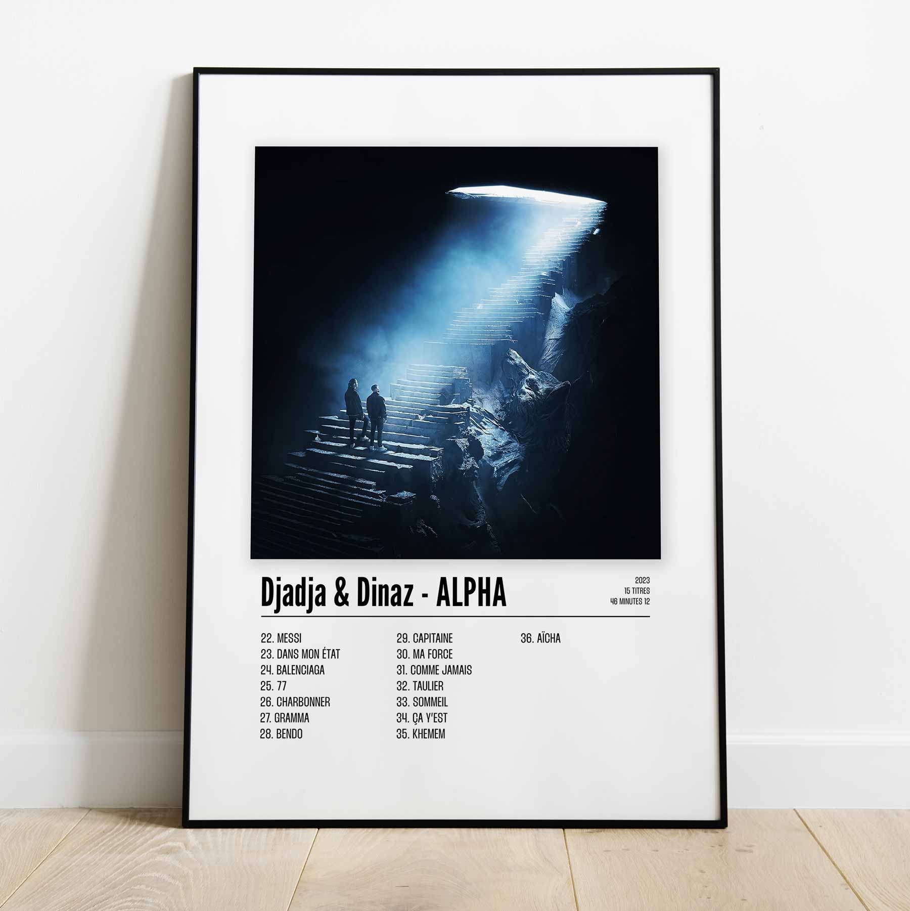 Poster Djadja & Dinaz - ALPHA - Disque 2 - Top Frame