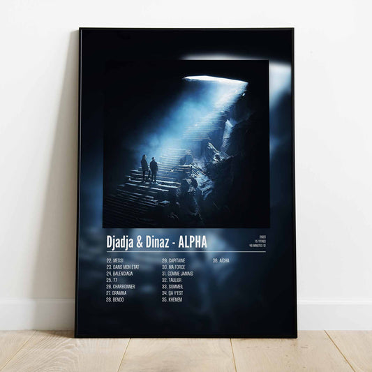 Poster Djadja & Dinaz - ALPHA - Disque 2 - Top Frame