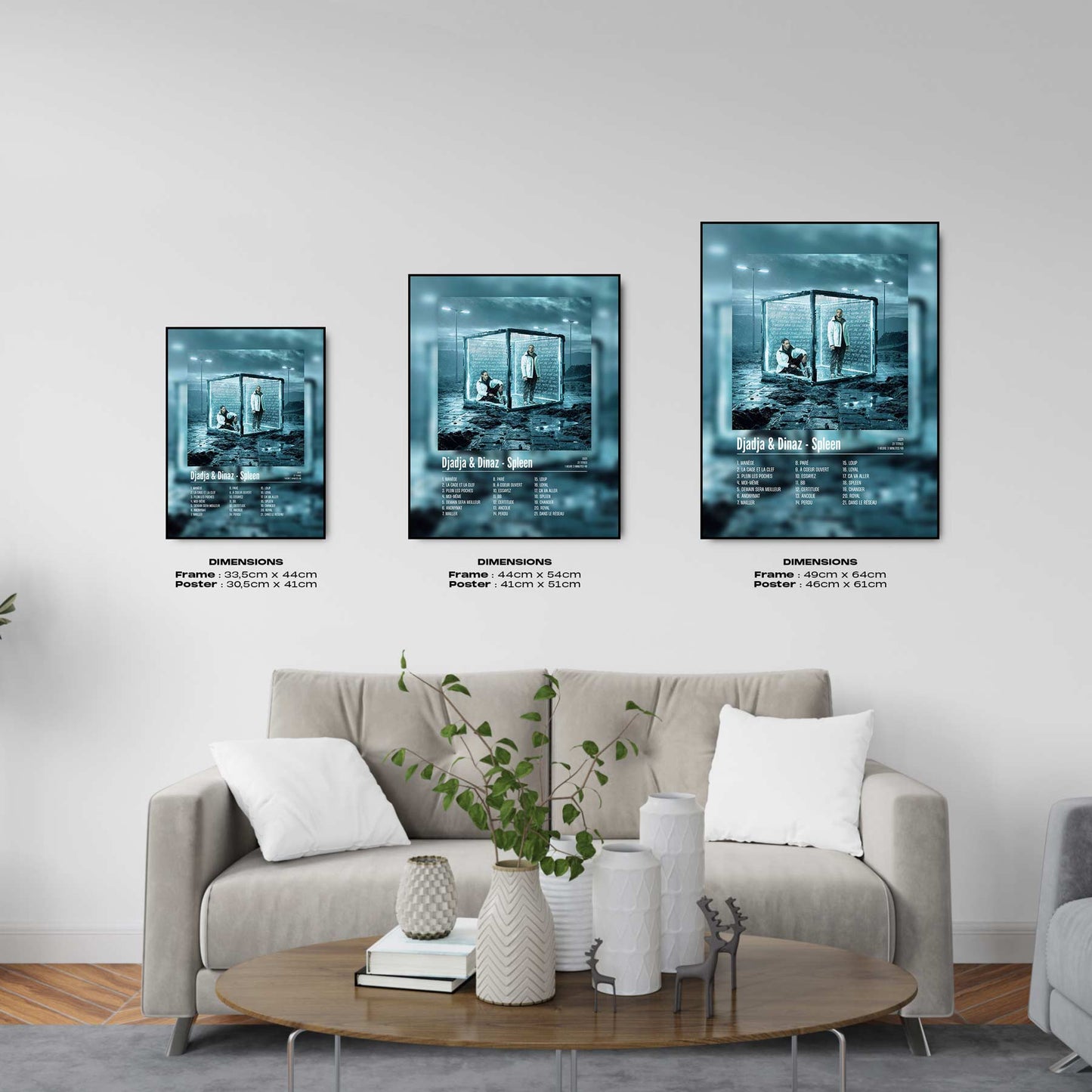 Poster Djadja & Dinaz - Spleen - Top Frame