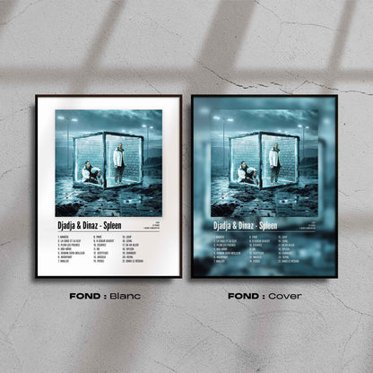 Poster Djadja & Dinaz - Spleen - Top Frame