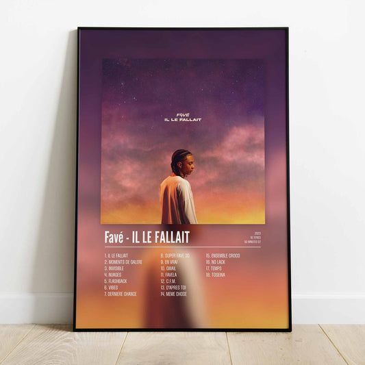 Poster Favé - IL LE FALLAIT - Top Frame