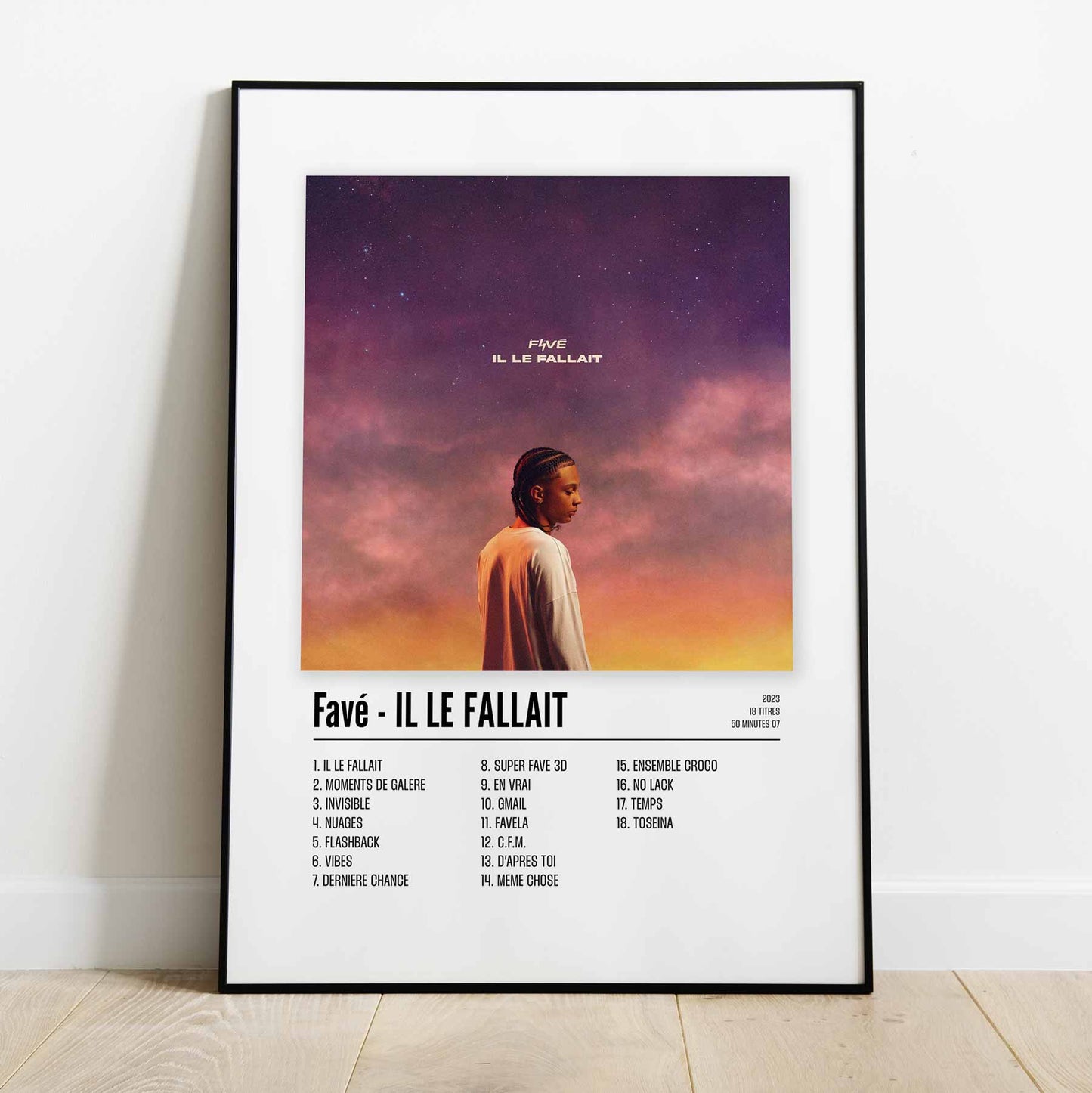 Poster Favé - IL LE FALLAIT - Top Frame