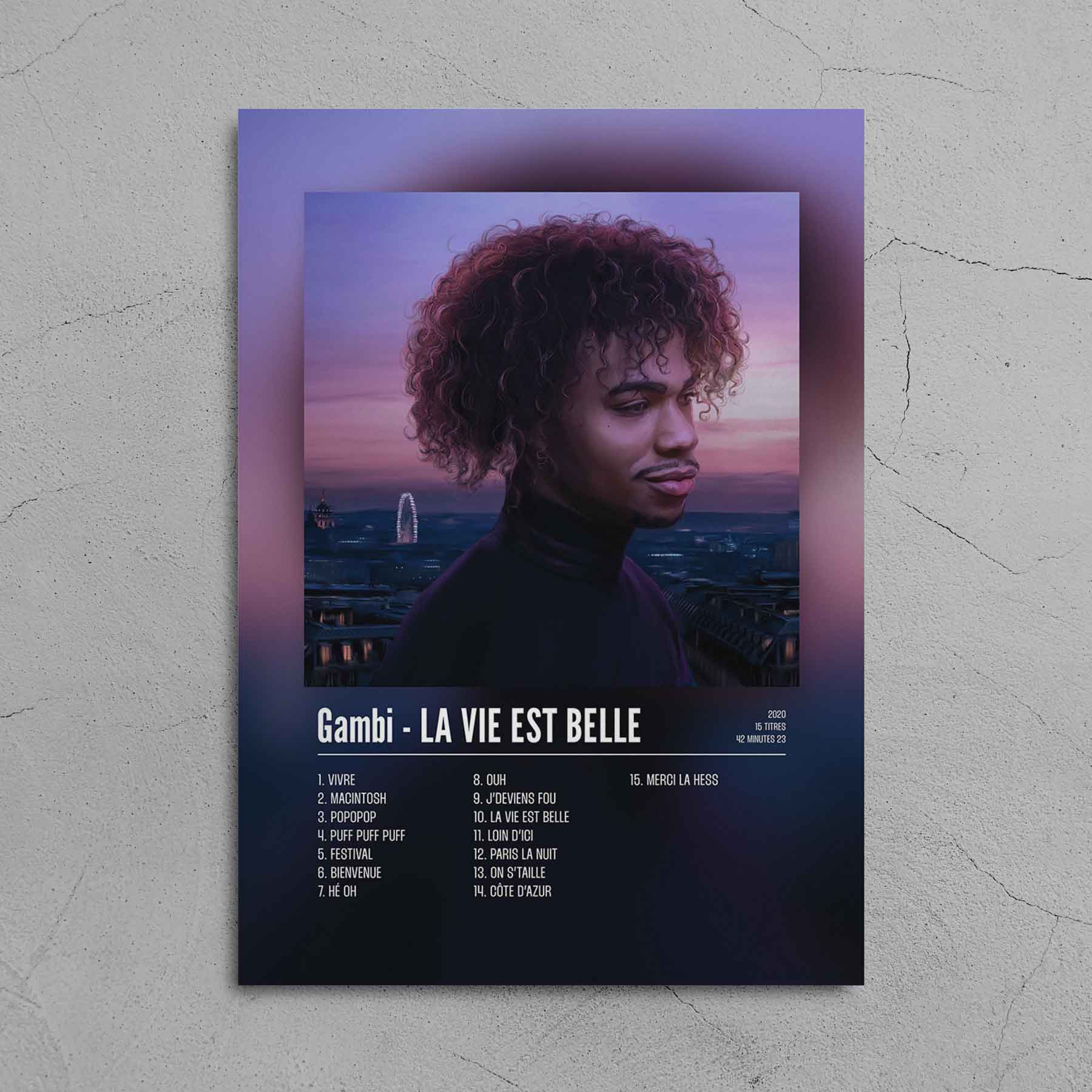 Poster Gambi - LA VIE EST BELLE - Top Frame