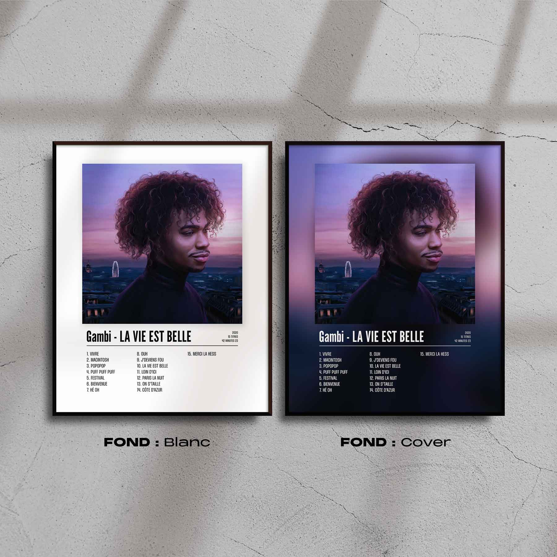 Poster Gambi - LA VIE EST BELLE - Top Frame