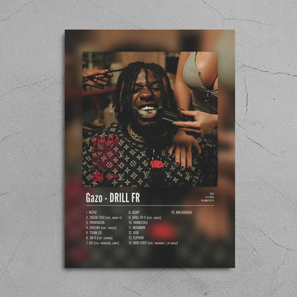 Poster Gazo - DRILL FR - Top Frame
