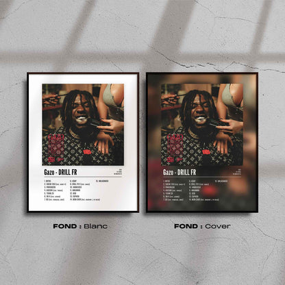 Poster Gazo - DRILL FR - Top Frame