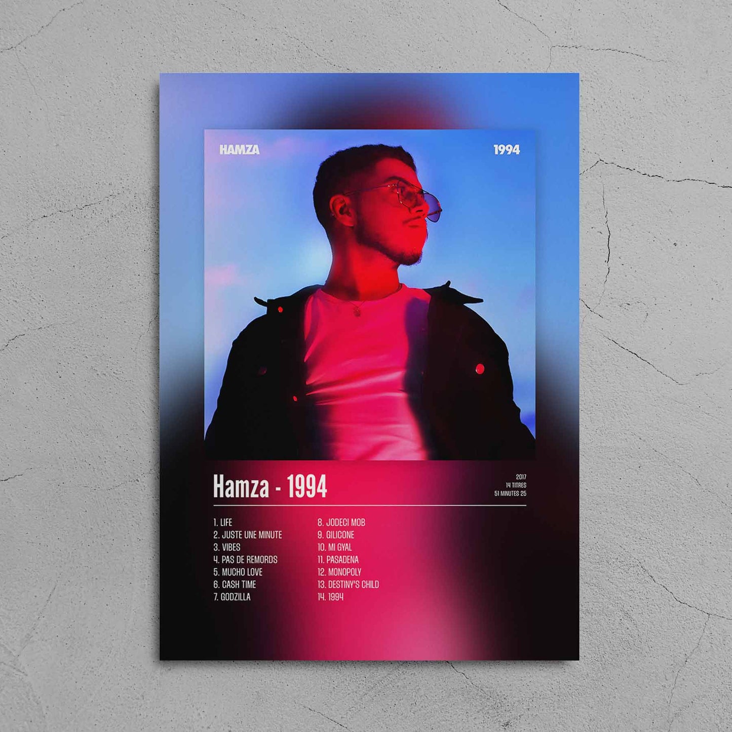 Poster Hamza - 1994 - Top Frame