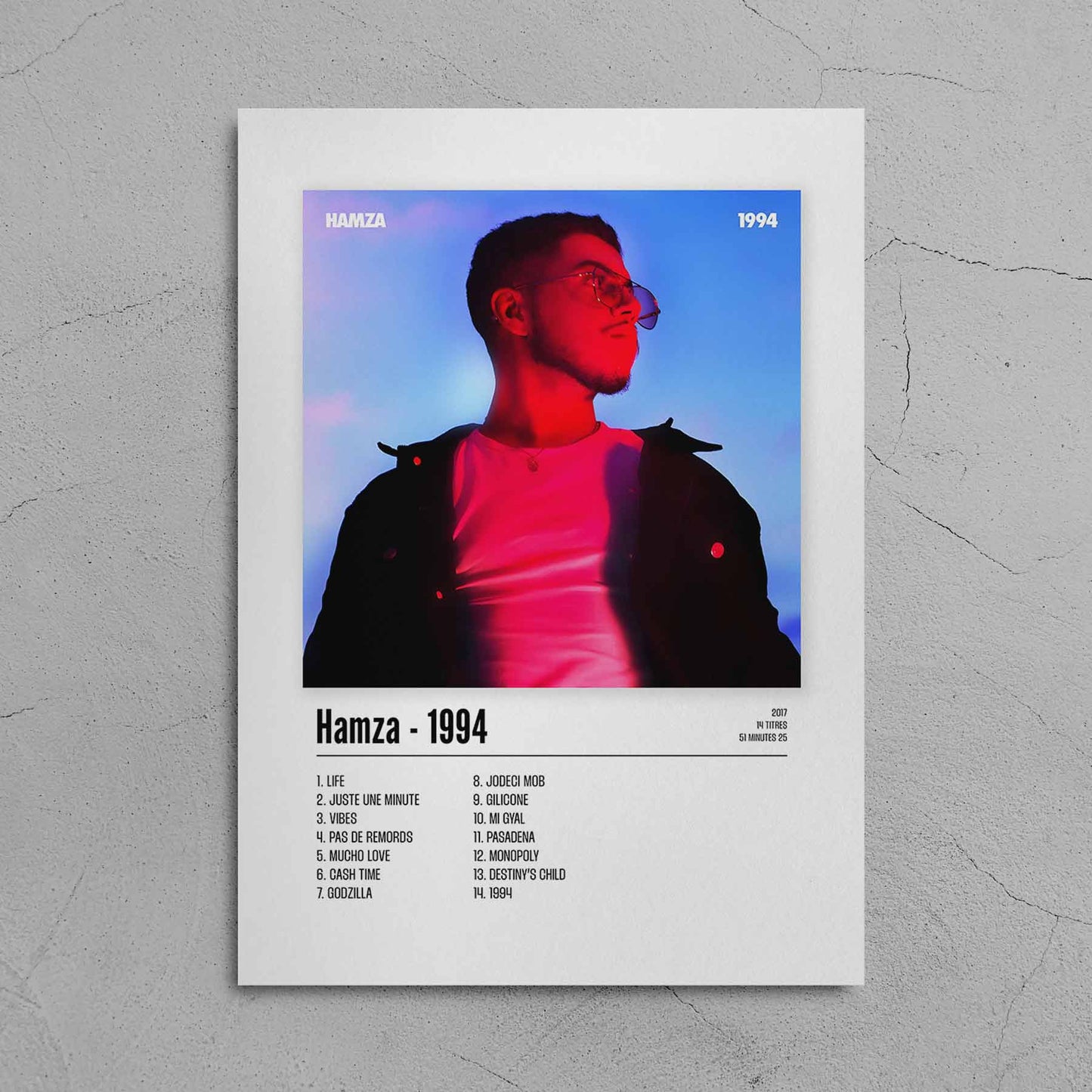 Poster Hamza - 1994 - Top Frame