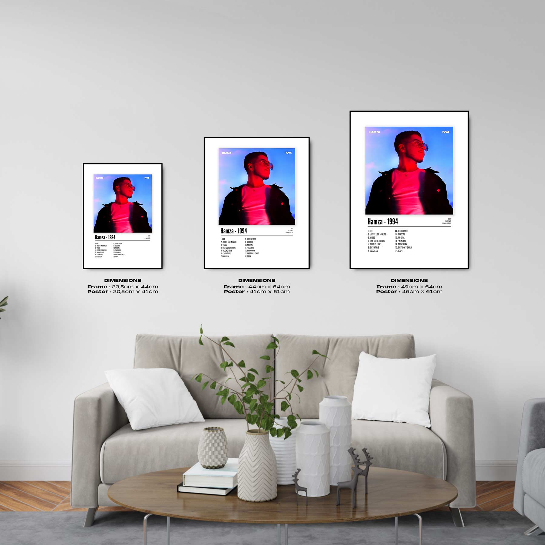 Poster Hamza - 1994 - Top Frame