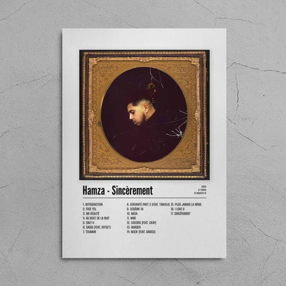 Poster Hamza - Sincèrement - Top Frame
