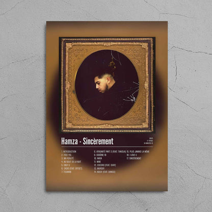 Poster Hamza - Sincèrement - Top Frame