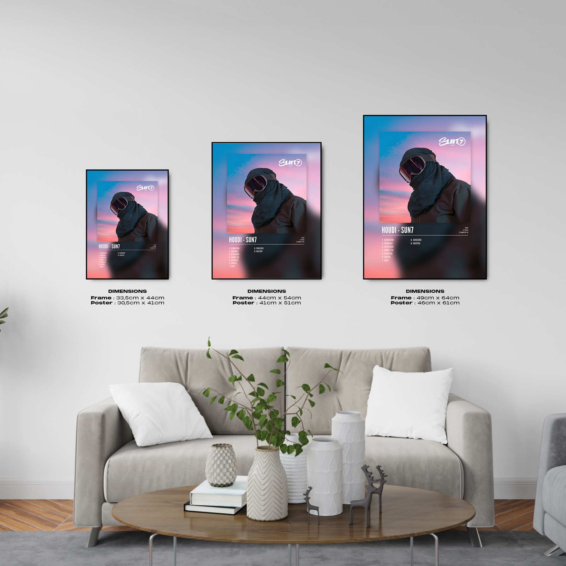 Poster HOUDI - SUN7 - Top Frame