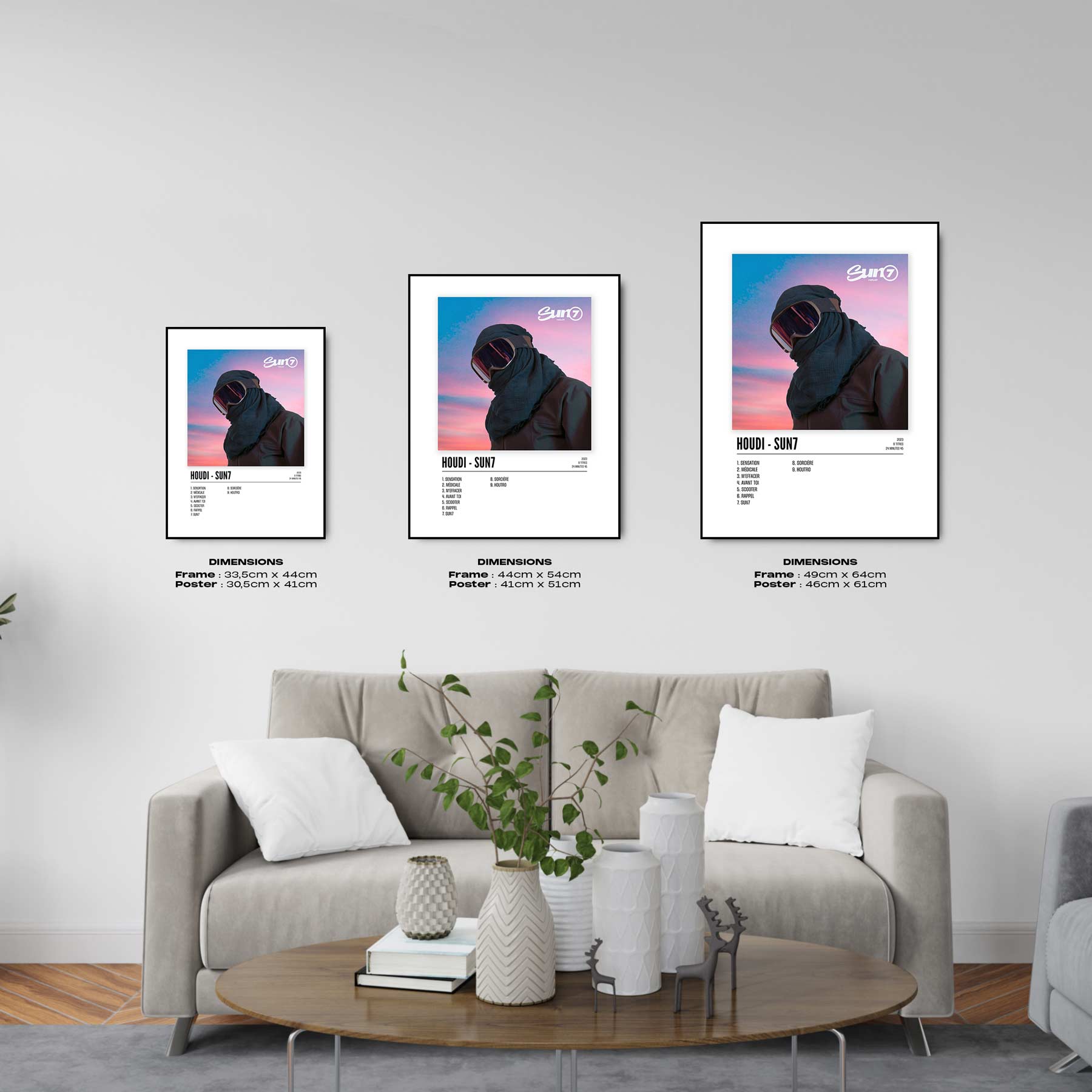 Poster HOUDI - SUN7 - Top Frame