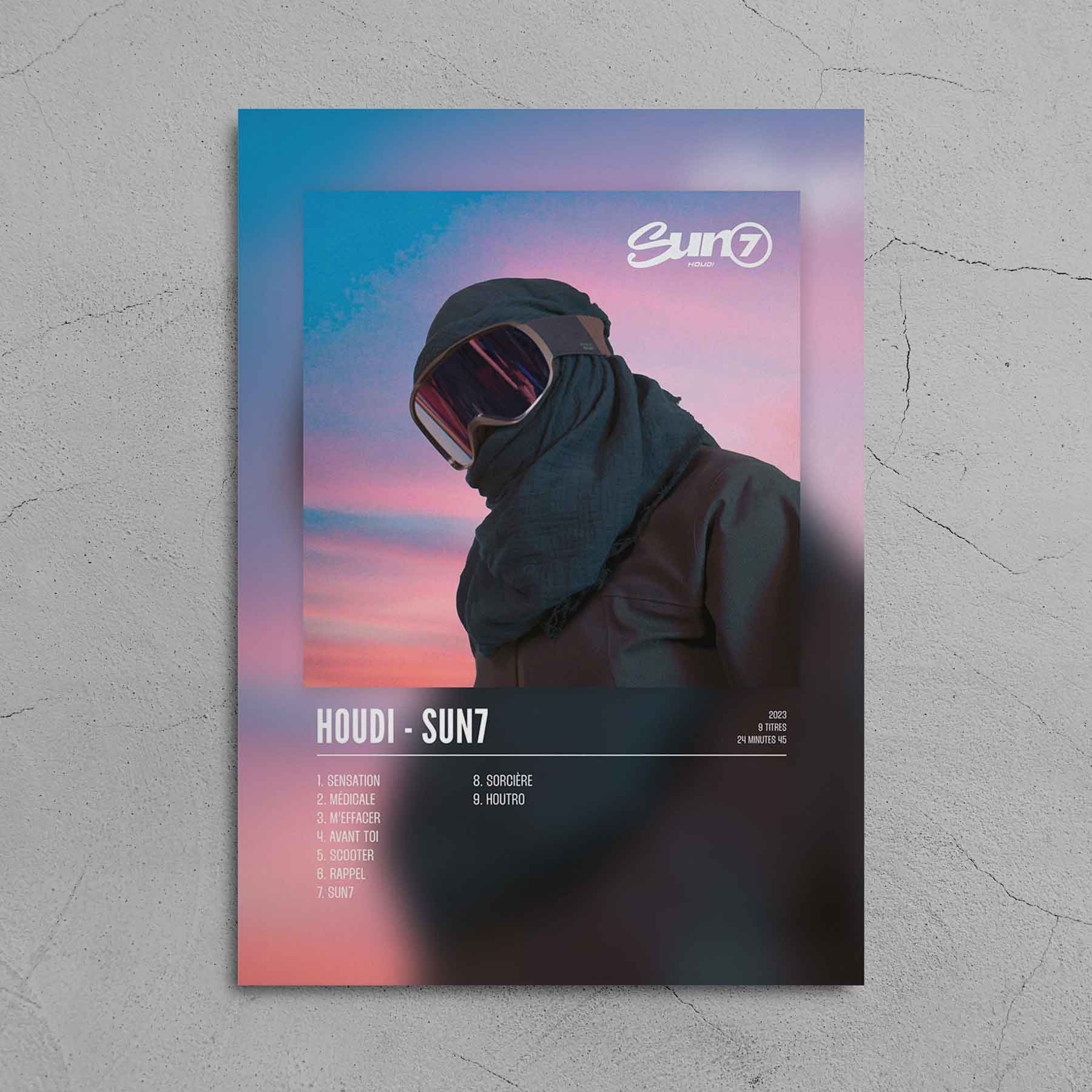 Poster HOUDI - SUN7 - Top Frame
