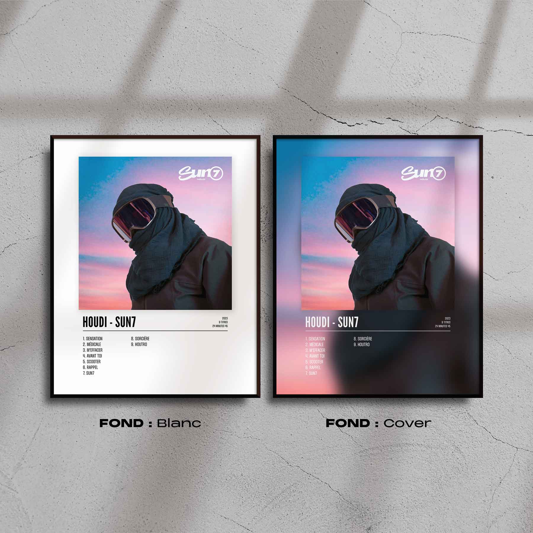 Poster HOUDI - SUN7 - Top Frame